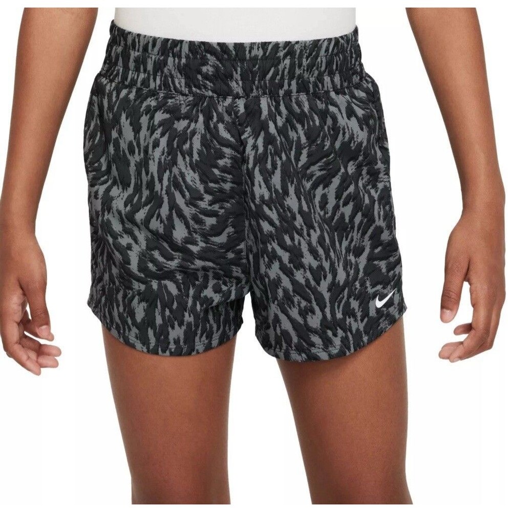 Nike Girls' (L) One Woven High Rise Printed Shorts, Dry Fit